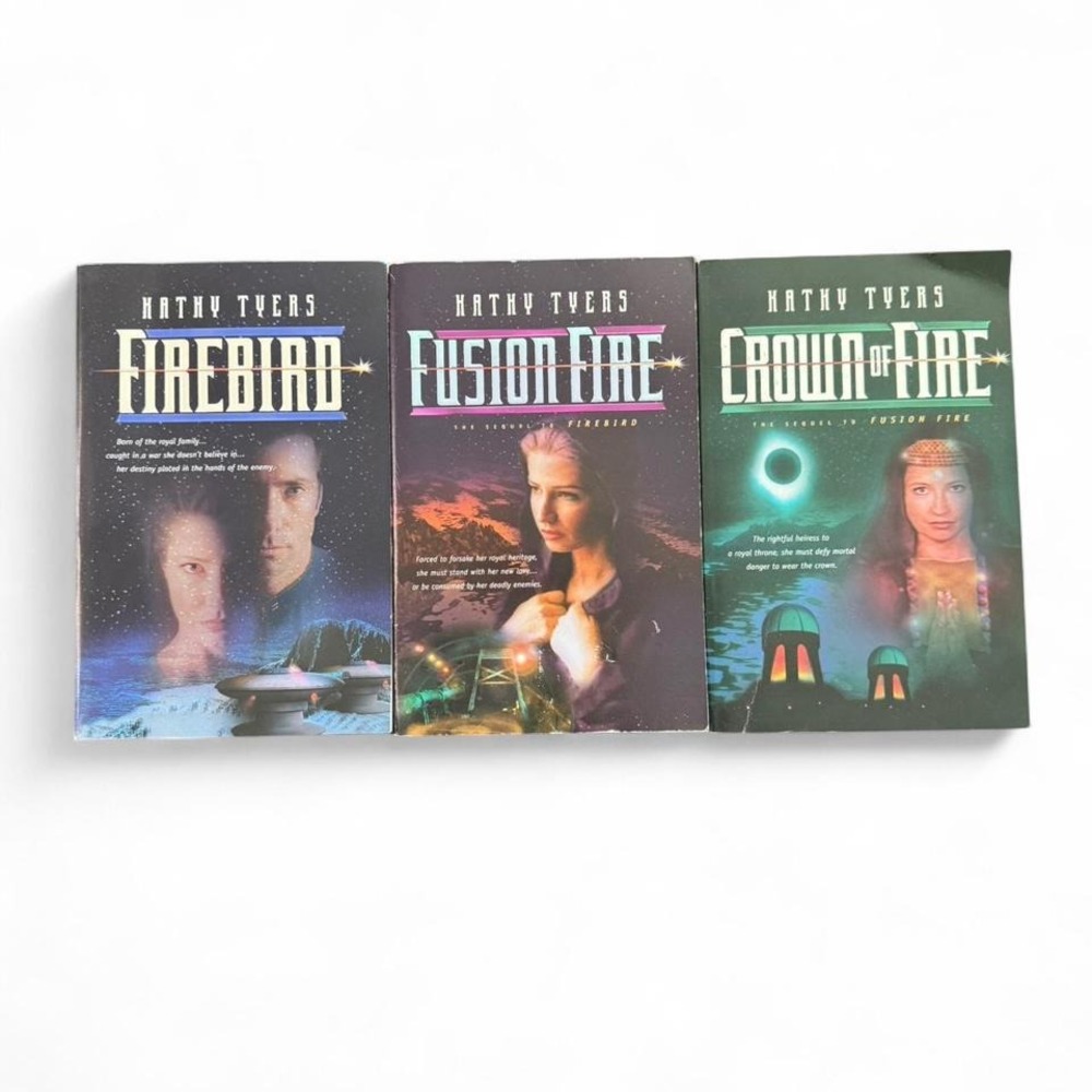 Firebird series by Kathy Tyers vintage paperbacks